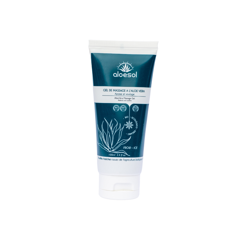 Gel de Massage Effet Ice à l'Aloe Vera 100ml