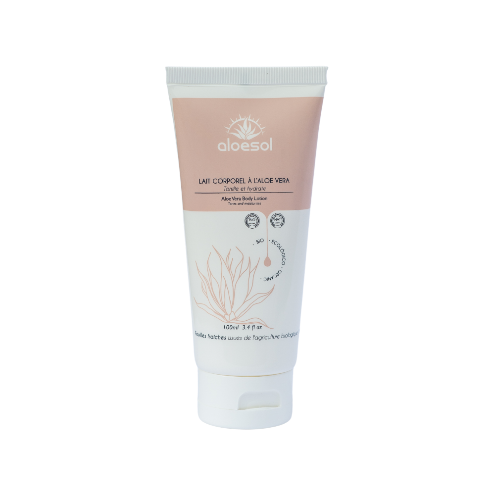 Lait Corporel Hydratant et Tonifiant à l’Aloe Vera – 100 ou 200ml